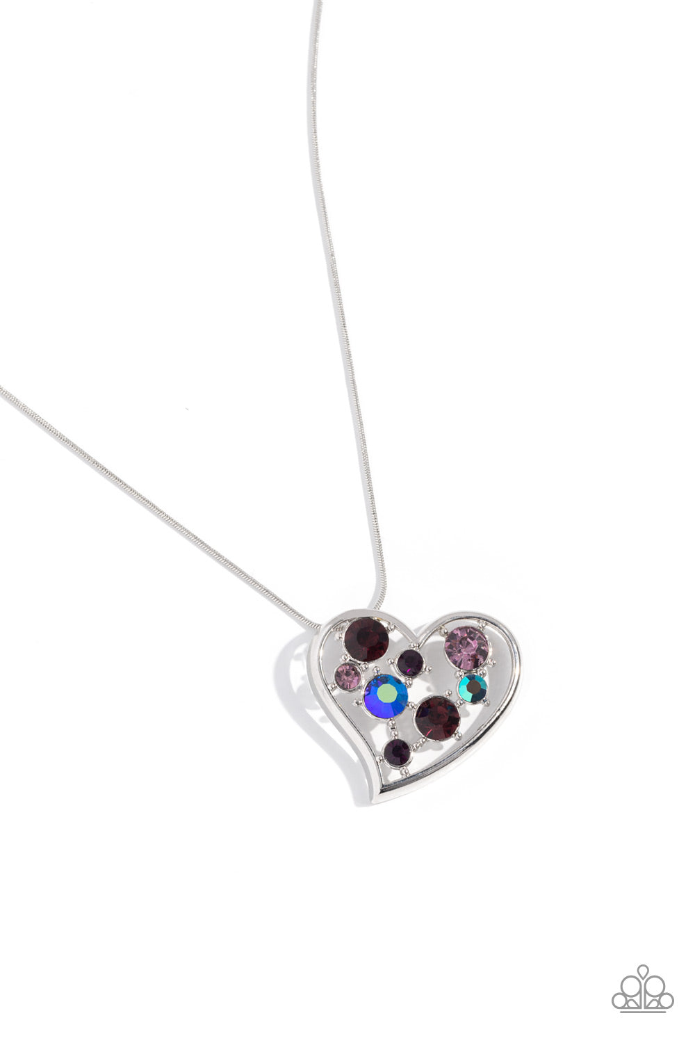 Romantic Recognition - Purple- Paparazzi Necklace