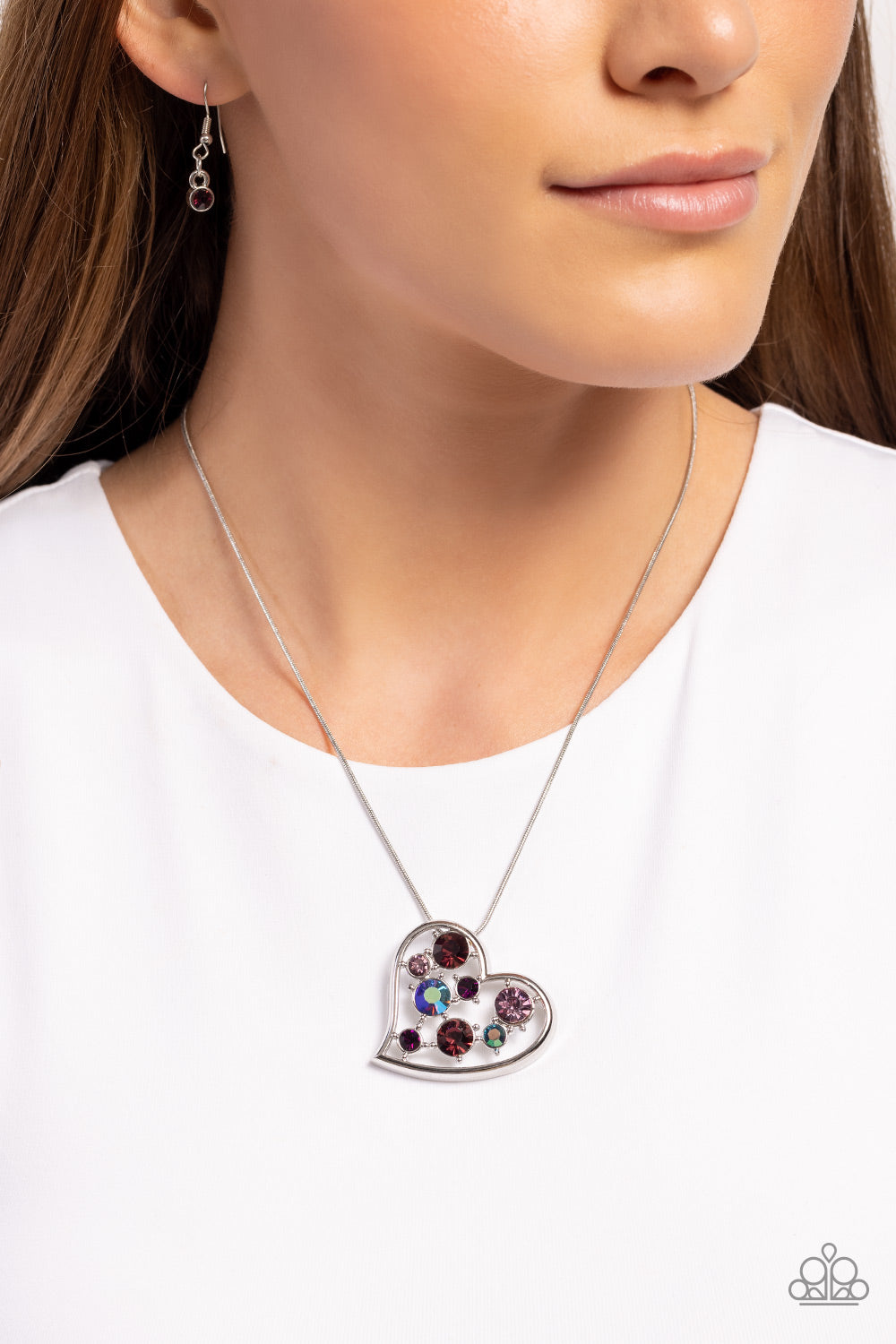 Romantic Recognition - Purple- Paparazzi Necklace