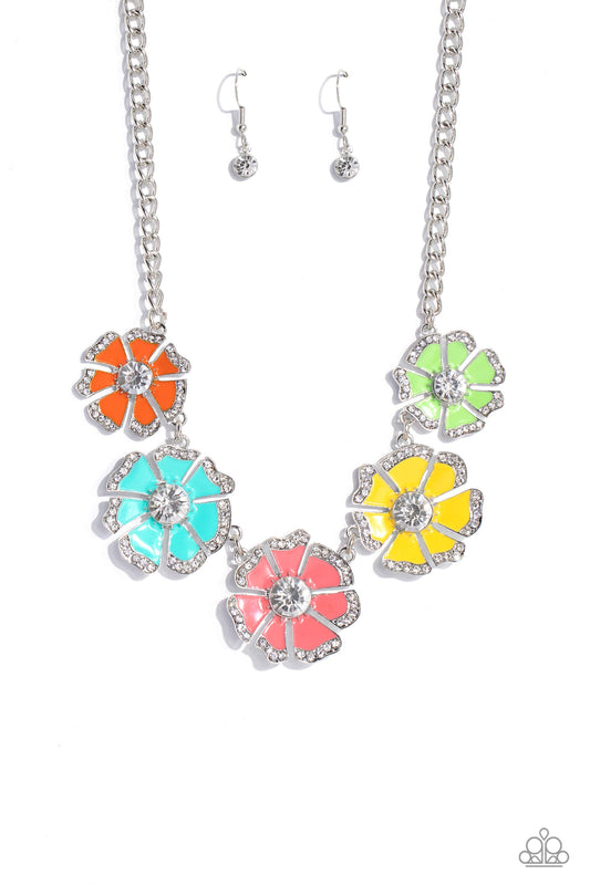 Playful Posies - Multi - Paparazzi Necklace