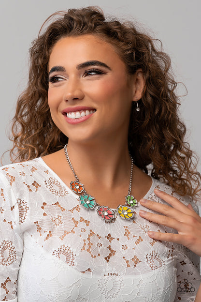 Playful Posies - Multi - Paparazzi Necklace