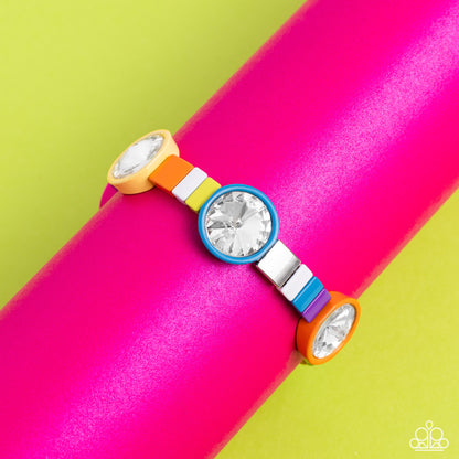 Multicolored Madness - Multi - Paparazzi Bracelet (2023 March LOP)