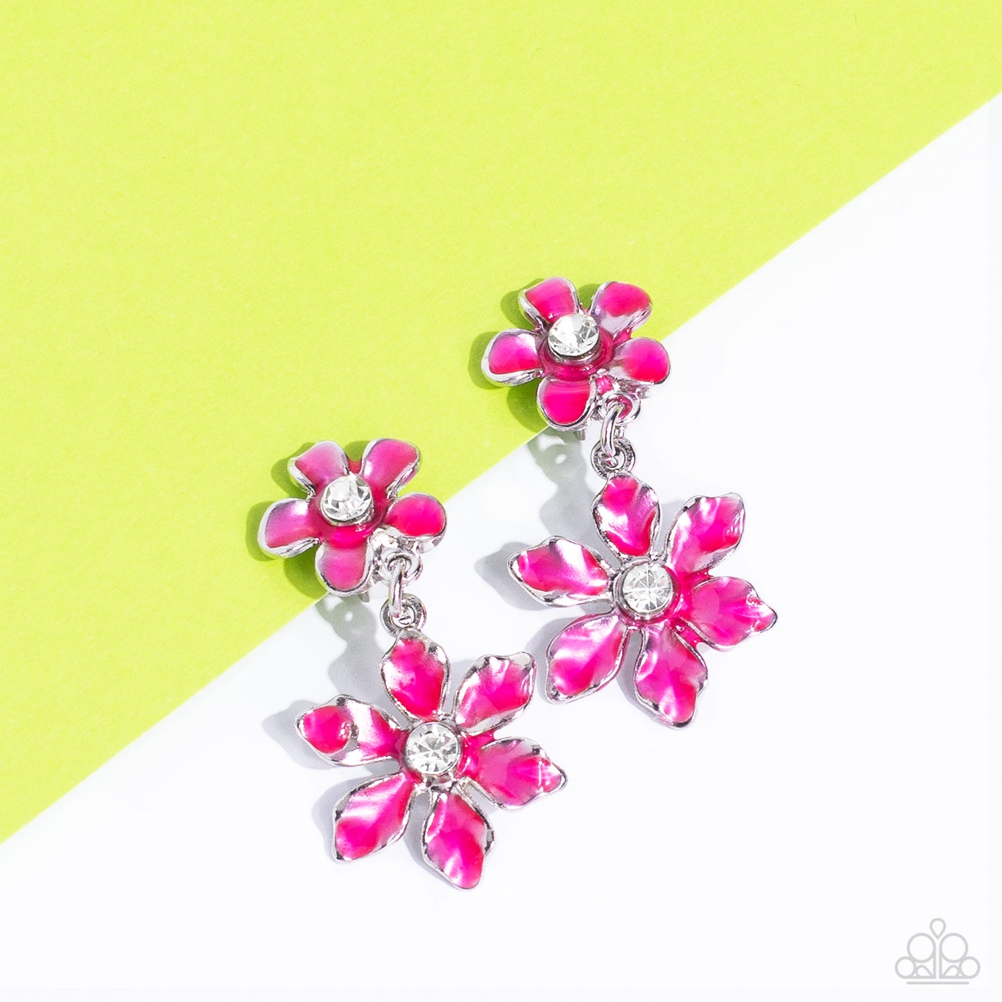 Transparent Talent - Pink - Paparazzi Earrings