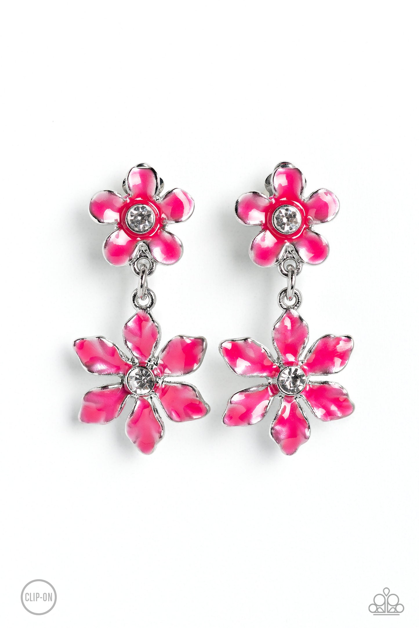Transparent Talent - Pink - Paparazzi Earrings