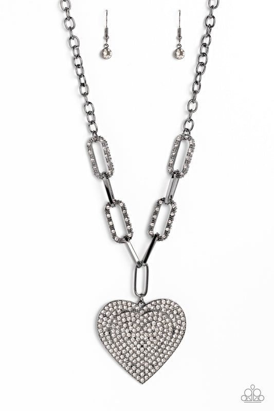 Roadside Romance - Black - Paparazzi Necklace