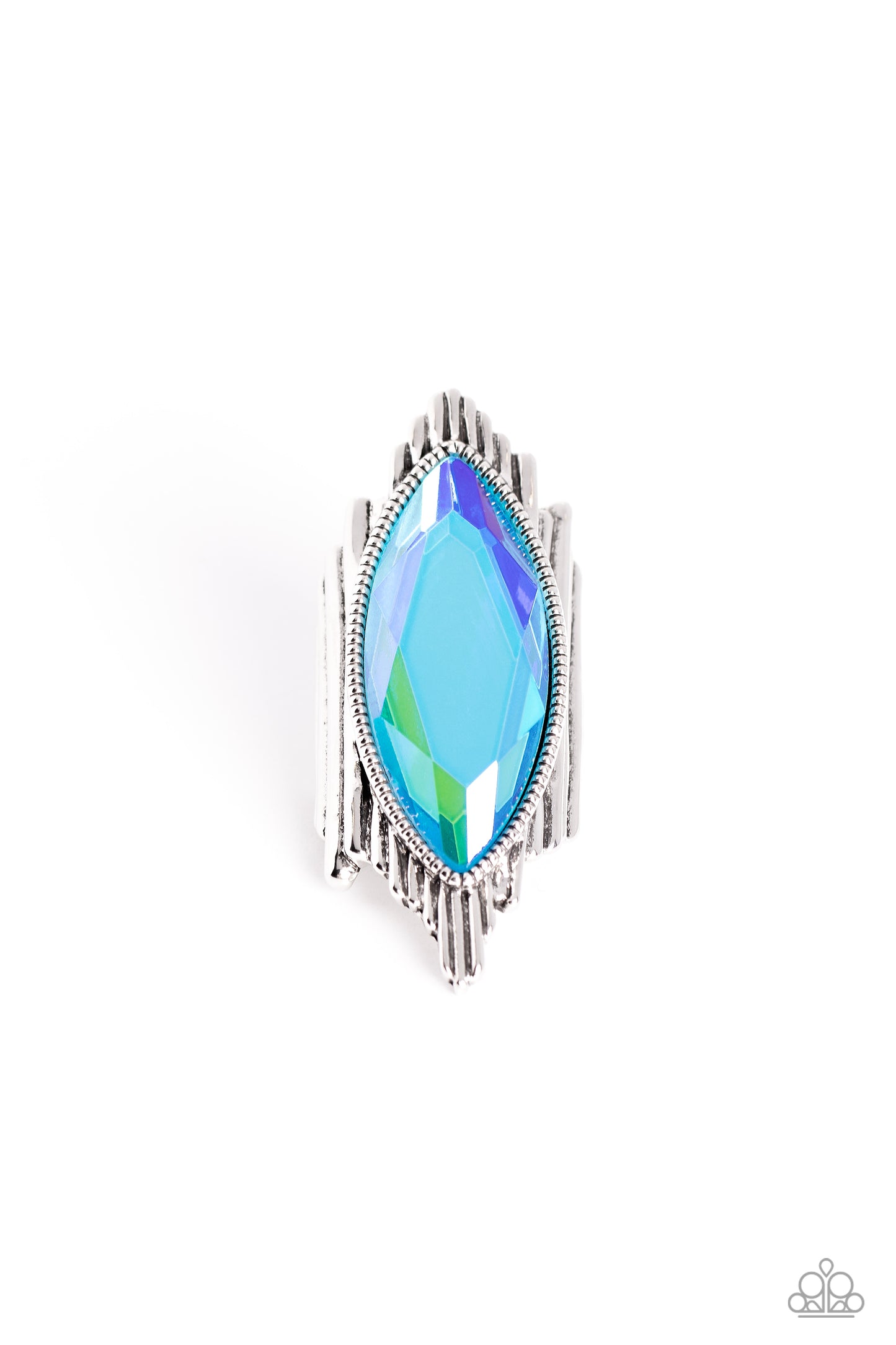 Stunning Showman - Green - Paparazzi Ring