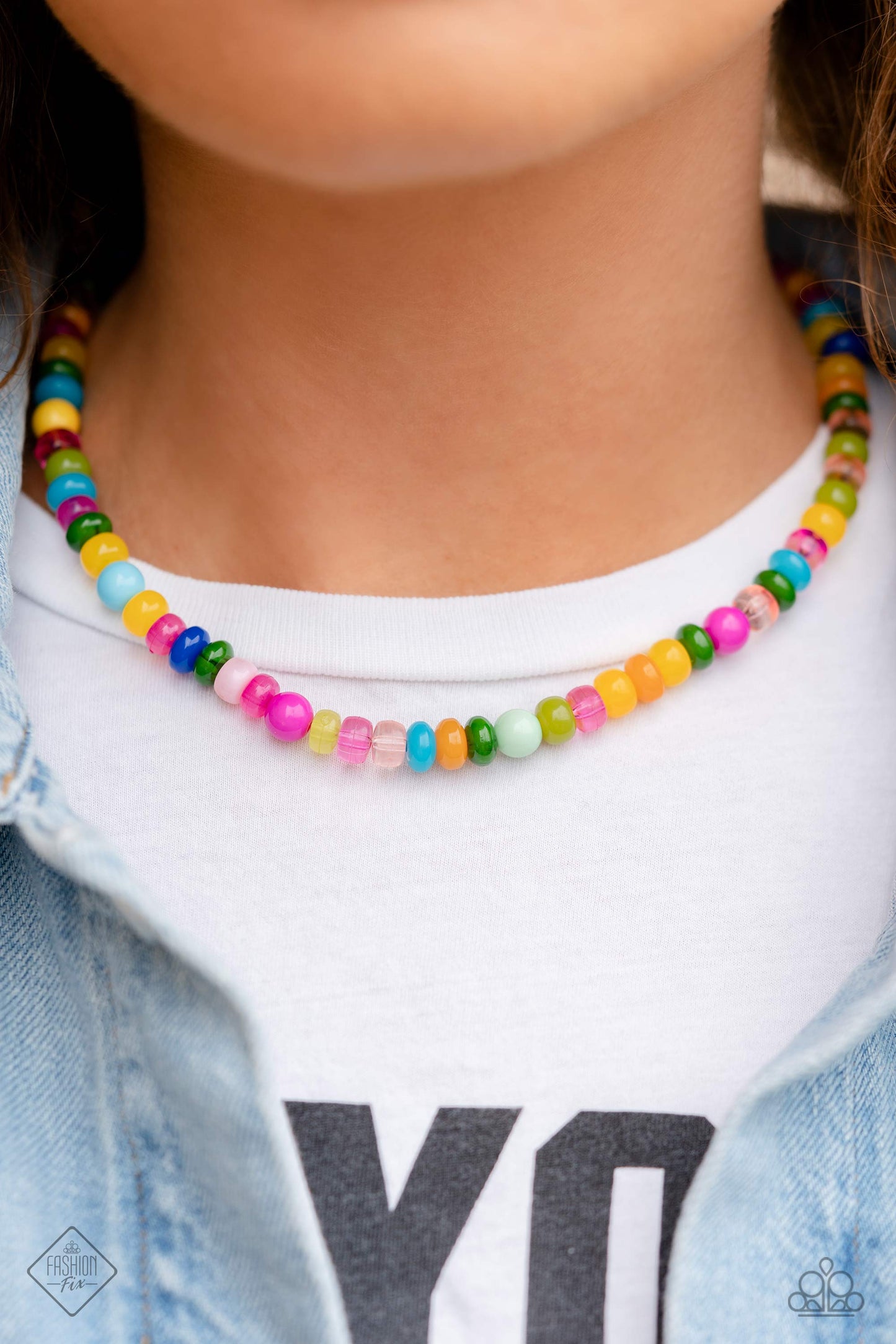 Headliner Hit - Multi - Paparazzi Necklace (2023 Fashion Fix Necklace)