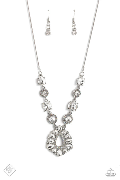 RAREST in the Land - White - Paparazzi Necklace