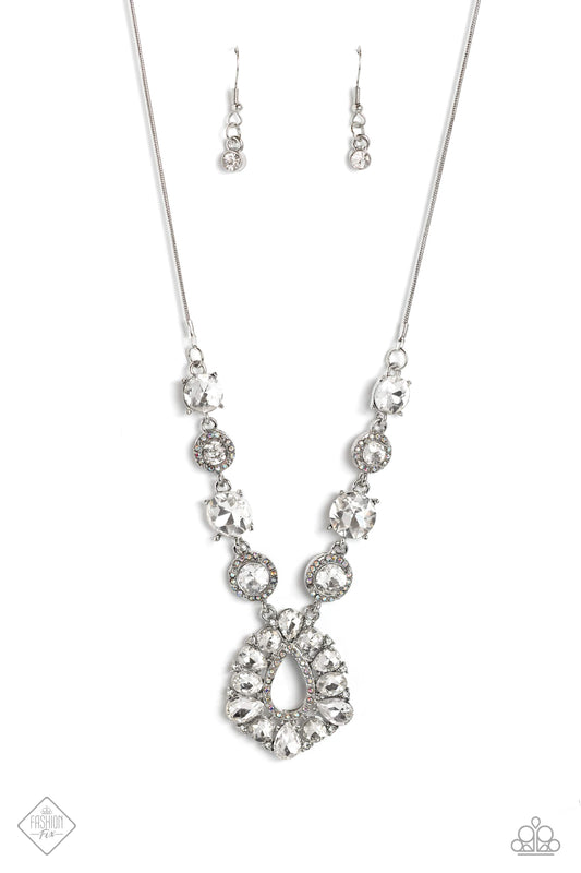 RAREST in the Land - White - Paparazzi Necklace
