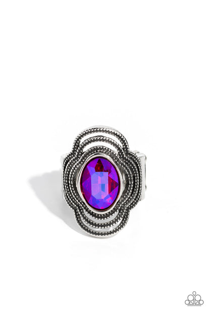 Entrancing Edge - Pink - Paparazzi Ring