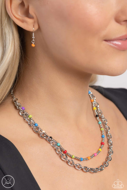 A Pop of Color - Multi - Paparazzi Necklace