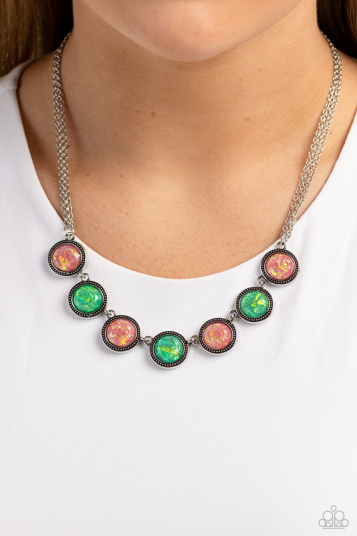 Looking for DOUBLE - Pink - Paparazzi Necklace