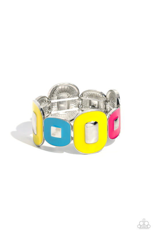 Painted Pairing - Yellow - Paparazzi Bracelet