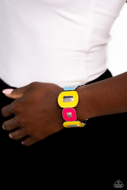 Painted Pairing - Yellow - Paparazzi Bracelet