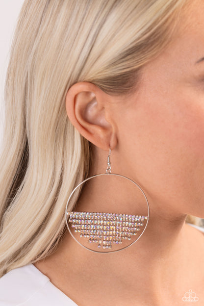 Fierce Fringe - Multi - Paparazzi Earrings
