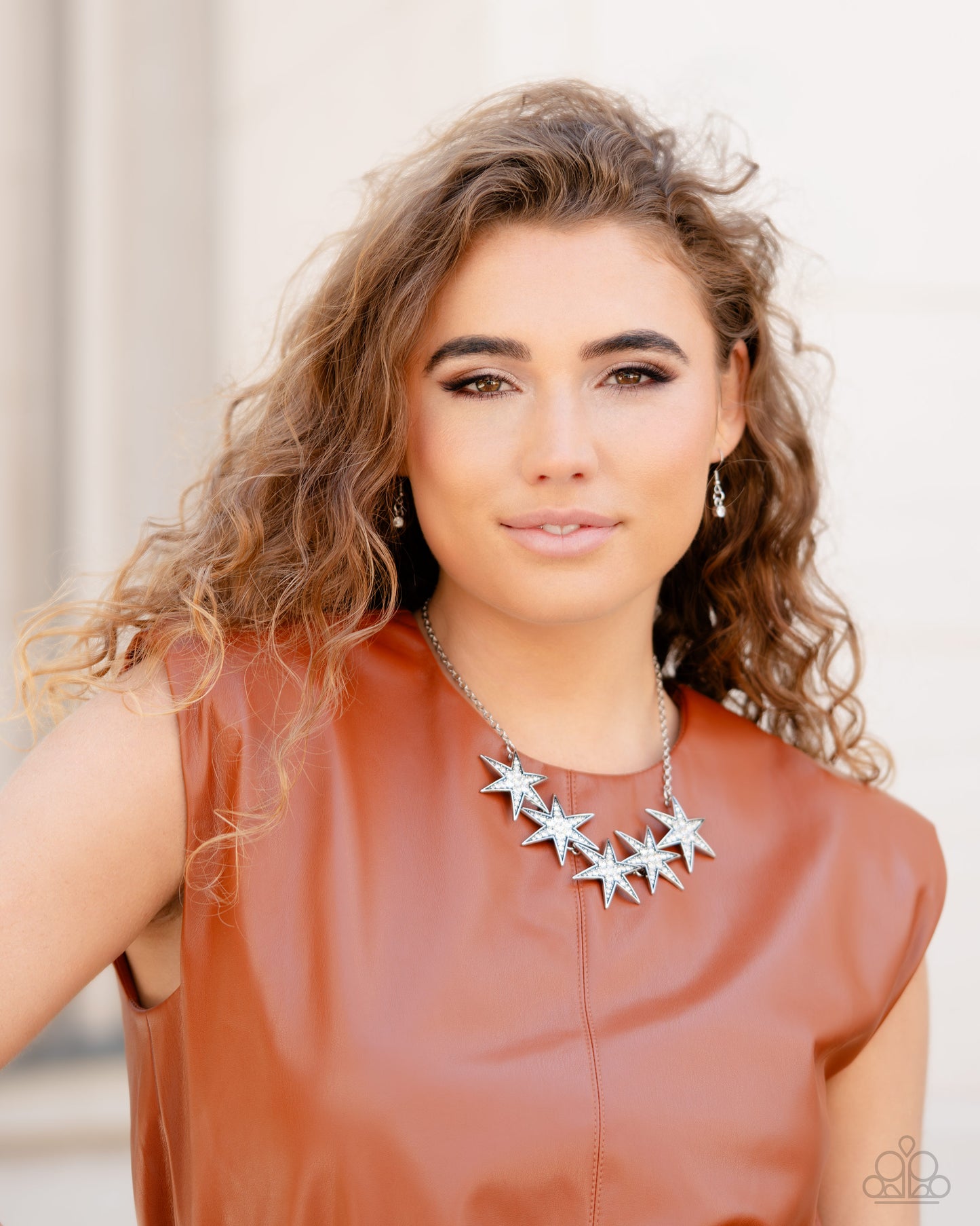 Rockstar Ready - White - Paparazzi Necklace