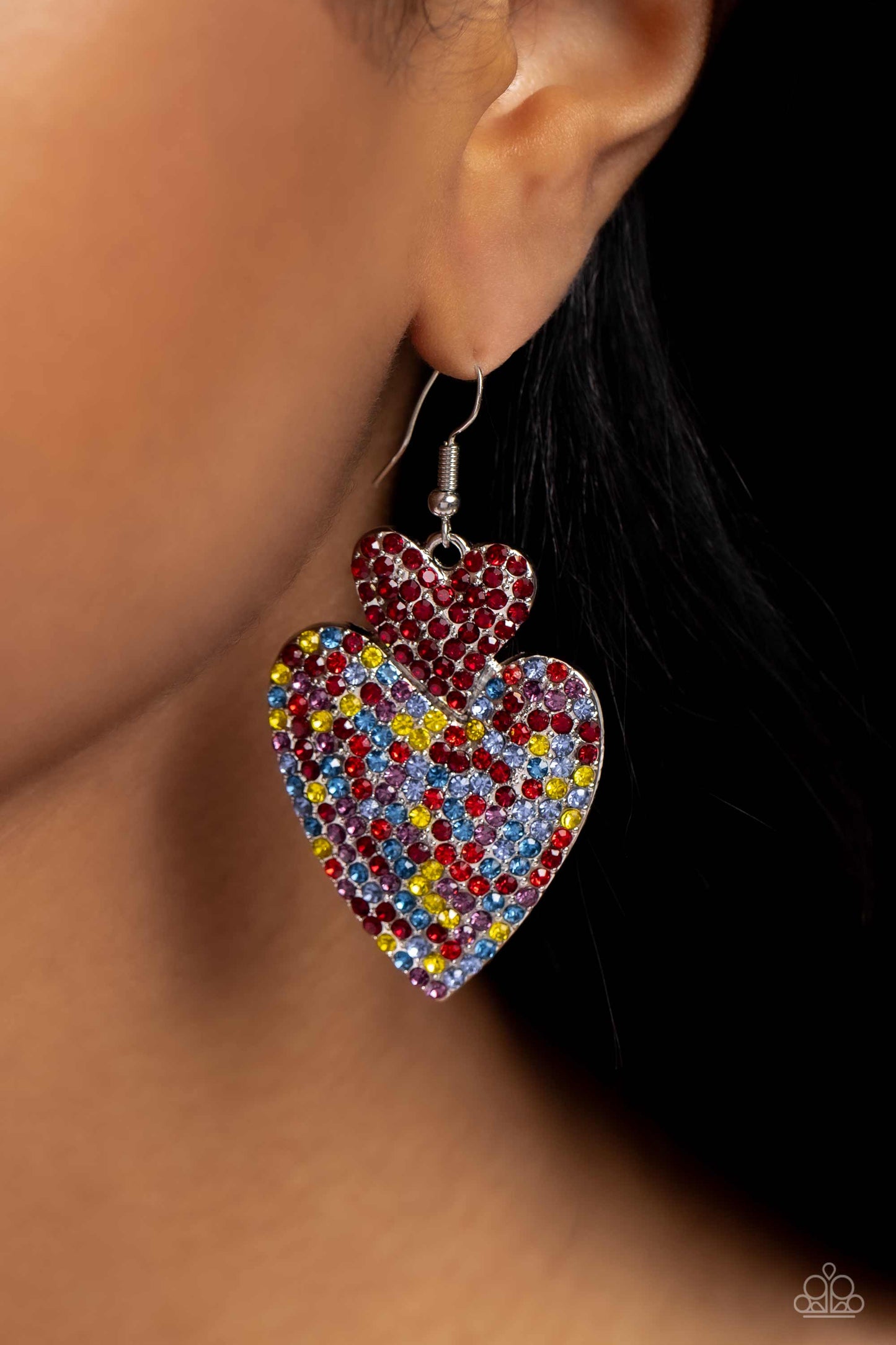 Flirting Flourish - Red - Paparazzi Earrings