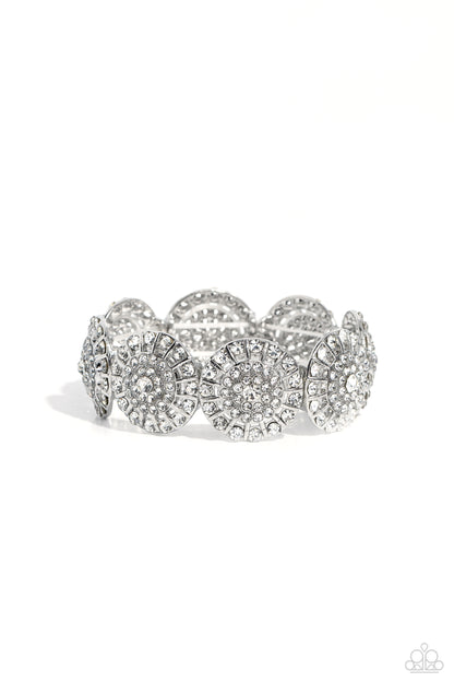 Executive Elegance - White - Paparazzi Bracelet