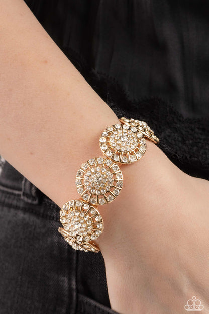 Executive Elegance - Gold - Paparazzi Bracelet