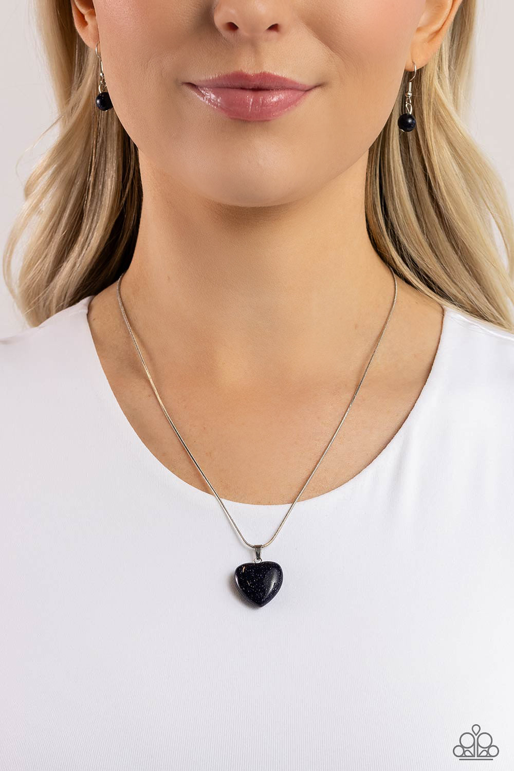 Prismatic Pastime - Blue - Paparazzi Necklace