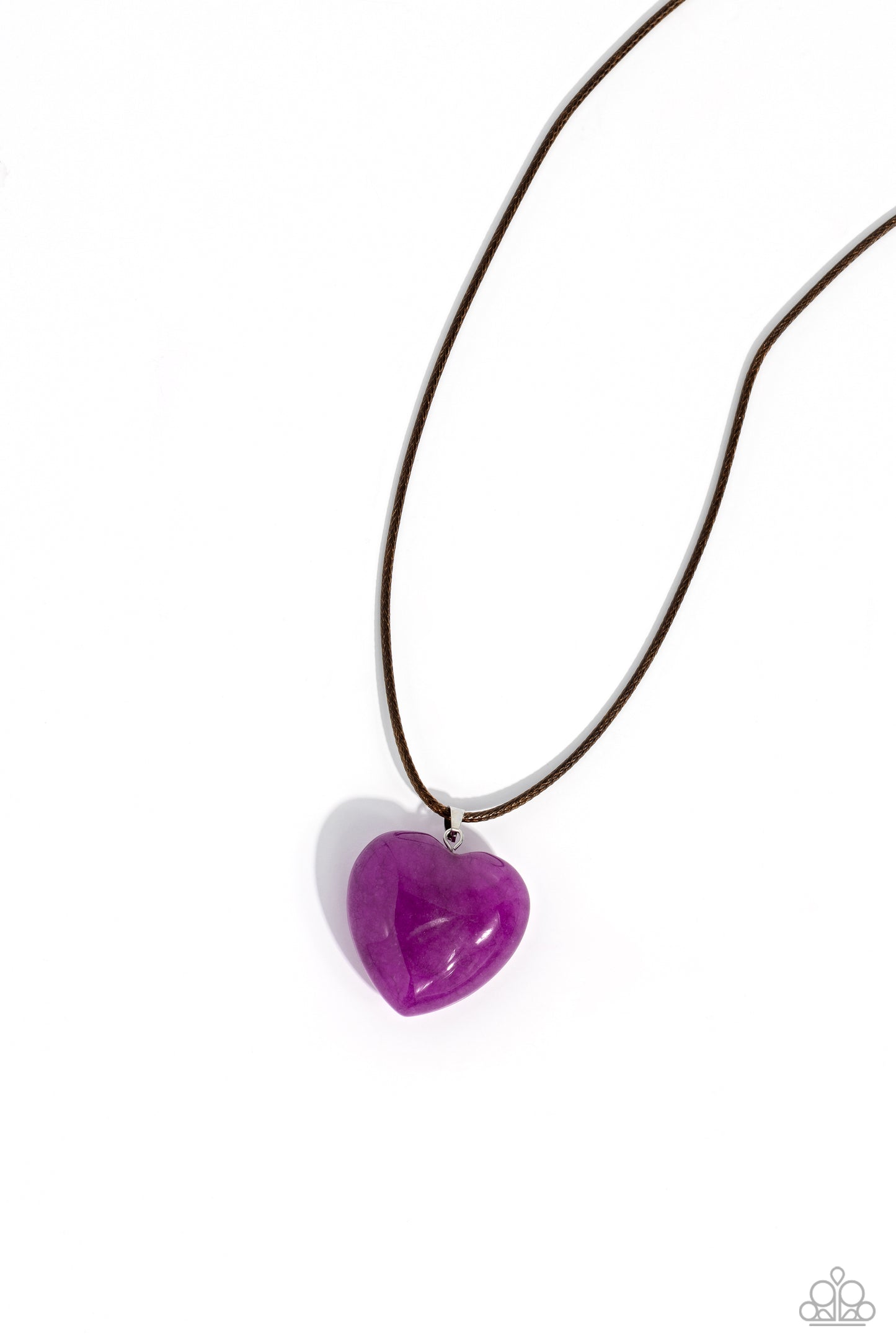 Serene Sweetheart - Purple - Paparazzi Necklace