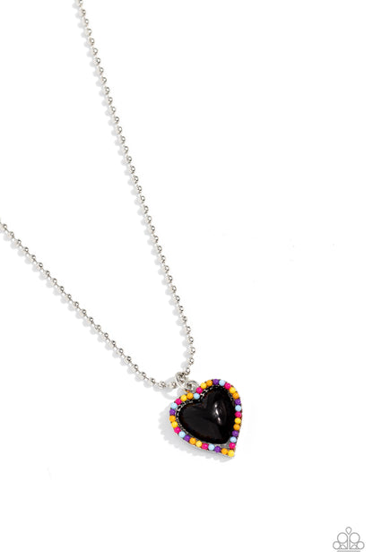 Romantic Ragtime - Black - Paparazzi Necklace