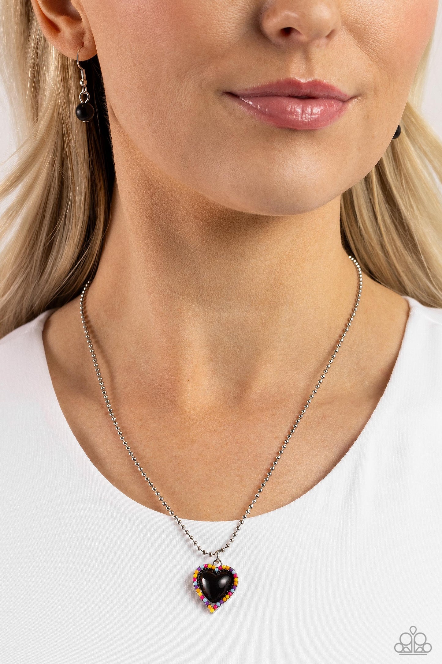 Romantic Ragtime - Black - Paparazzi Necklace