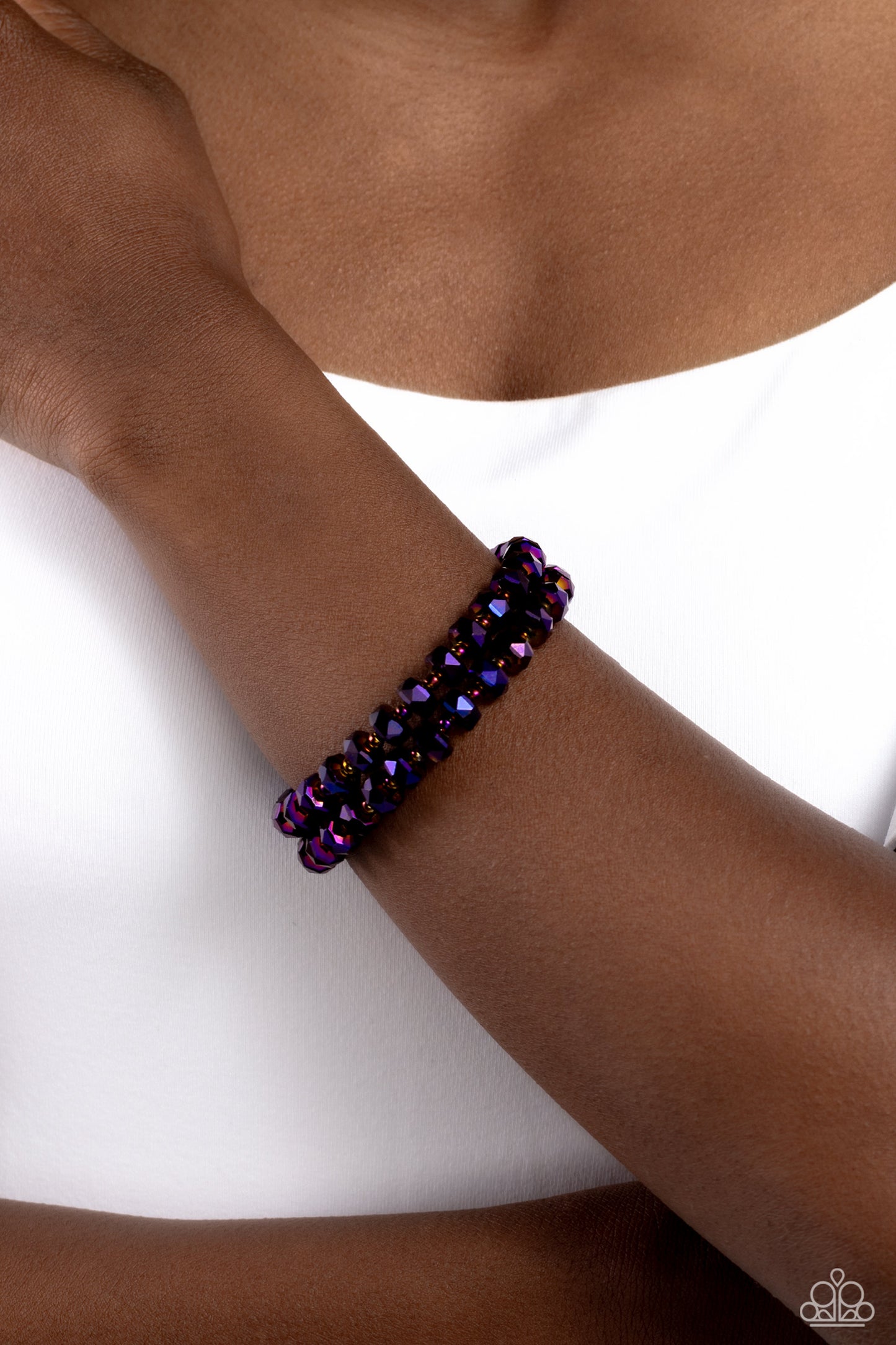 Seriously Stellar - Purple - Paparazzi Bracelet