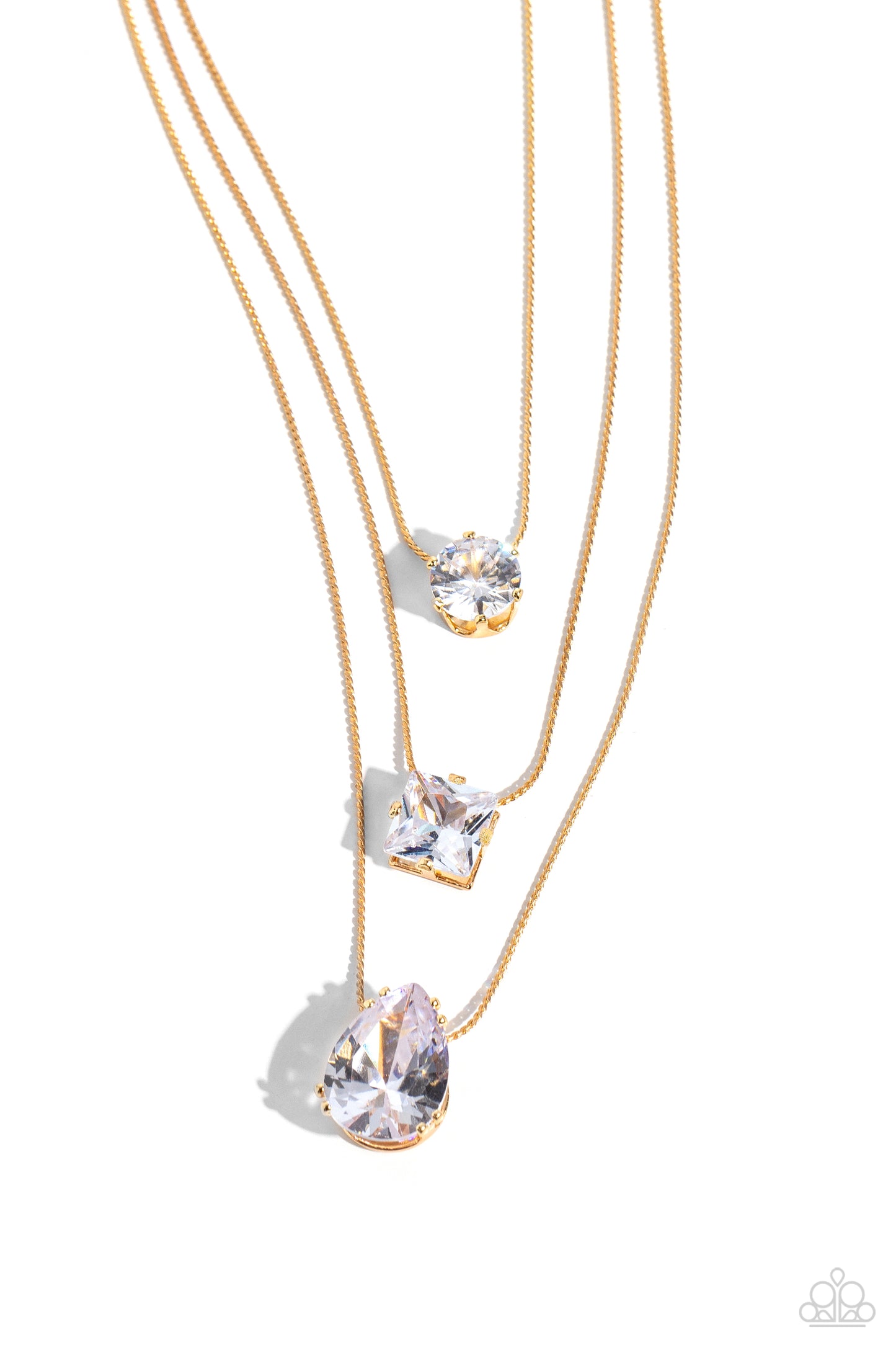 Lustrous Layers - Gold - Paparazzi Necklace