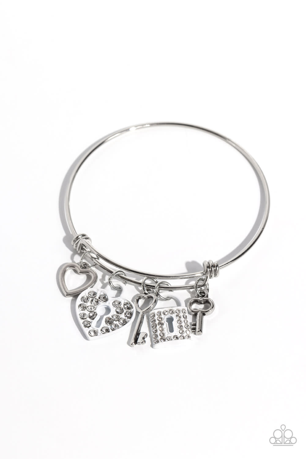 Locked Legacy - White - Paparazzi Bracelet