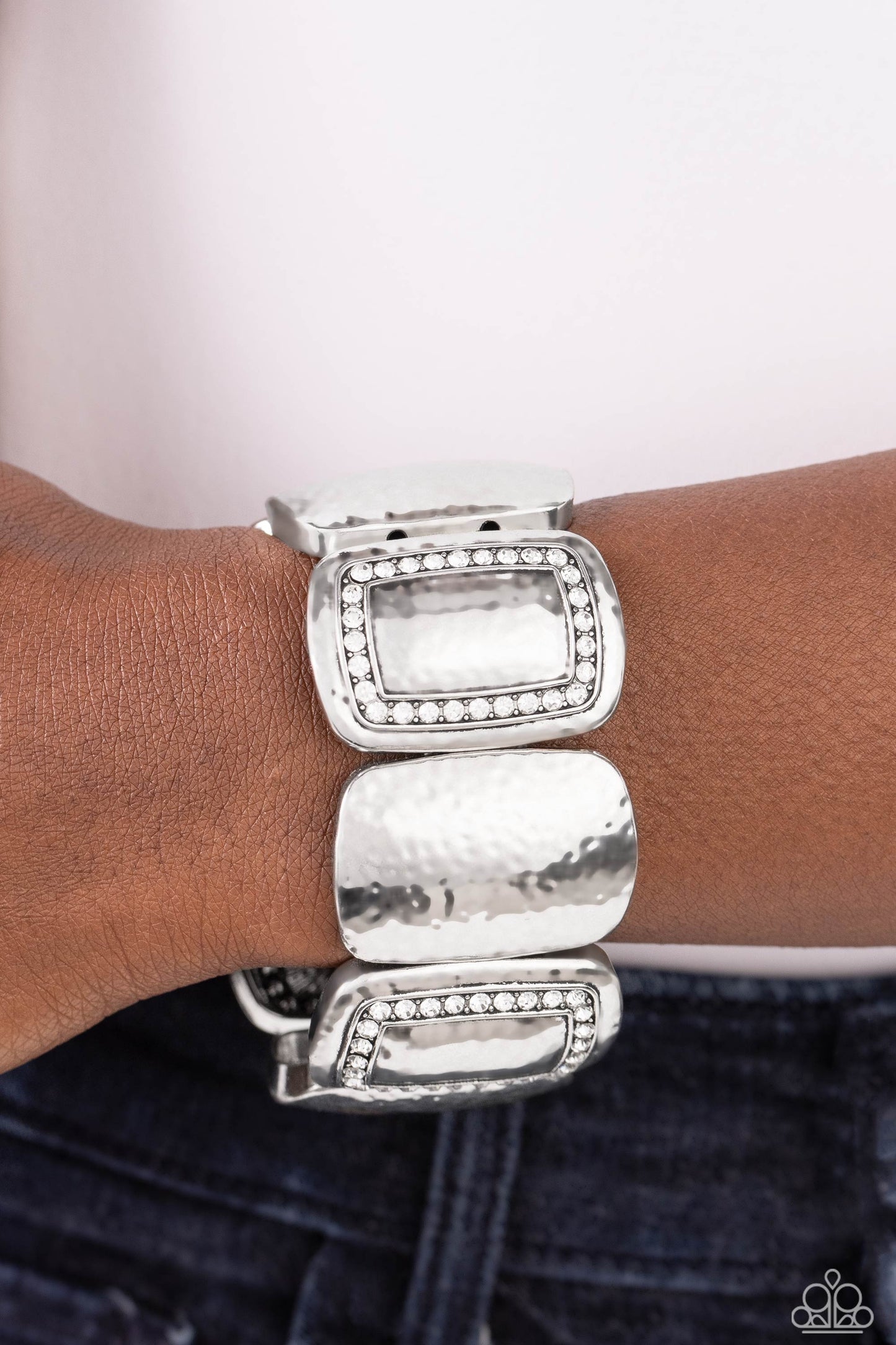 Refined Radiance - White - Paparazzi Bracelet