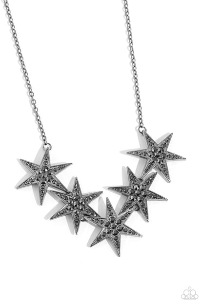 Rockstar Ready - Black - Paparazzi Necklace