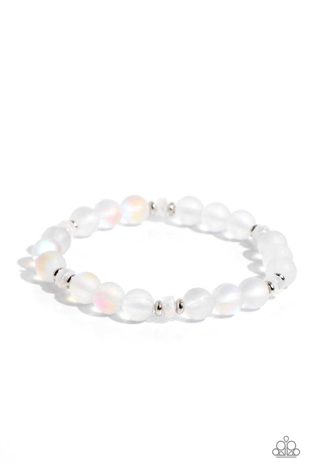 Mermaid Mirage - White - Paparazzi Bracelet