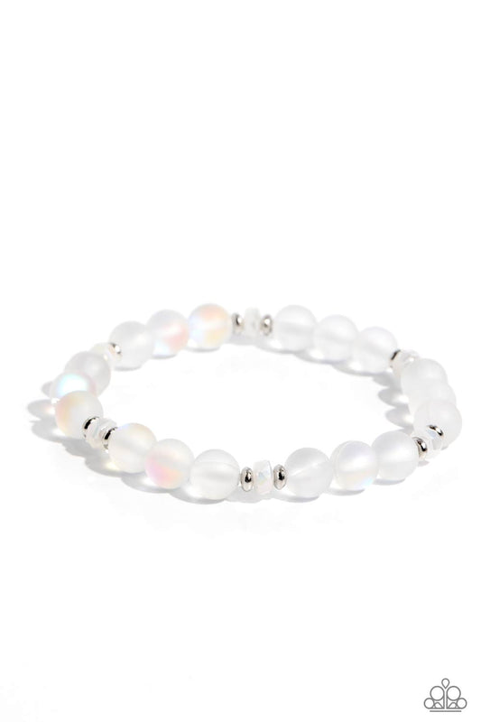Mermaid Mirage - White - Paparazzi Bracelet