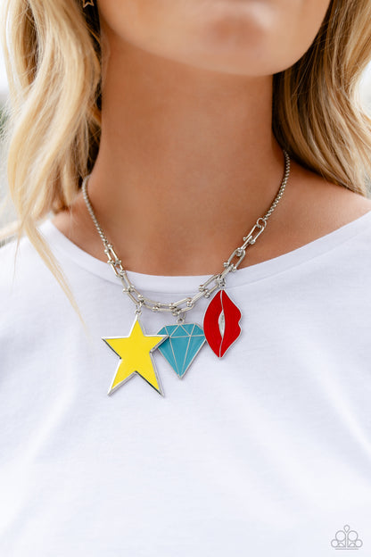 Scouting Shapes - Multi - Paparazzi Necklace