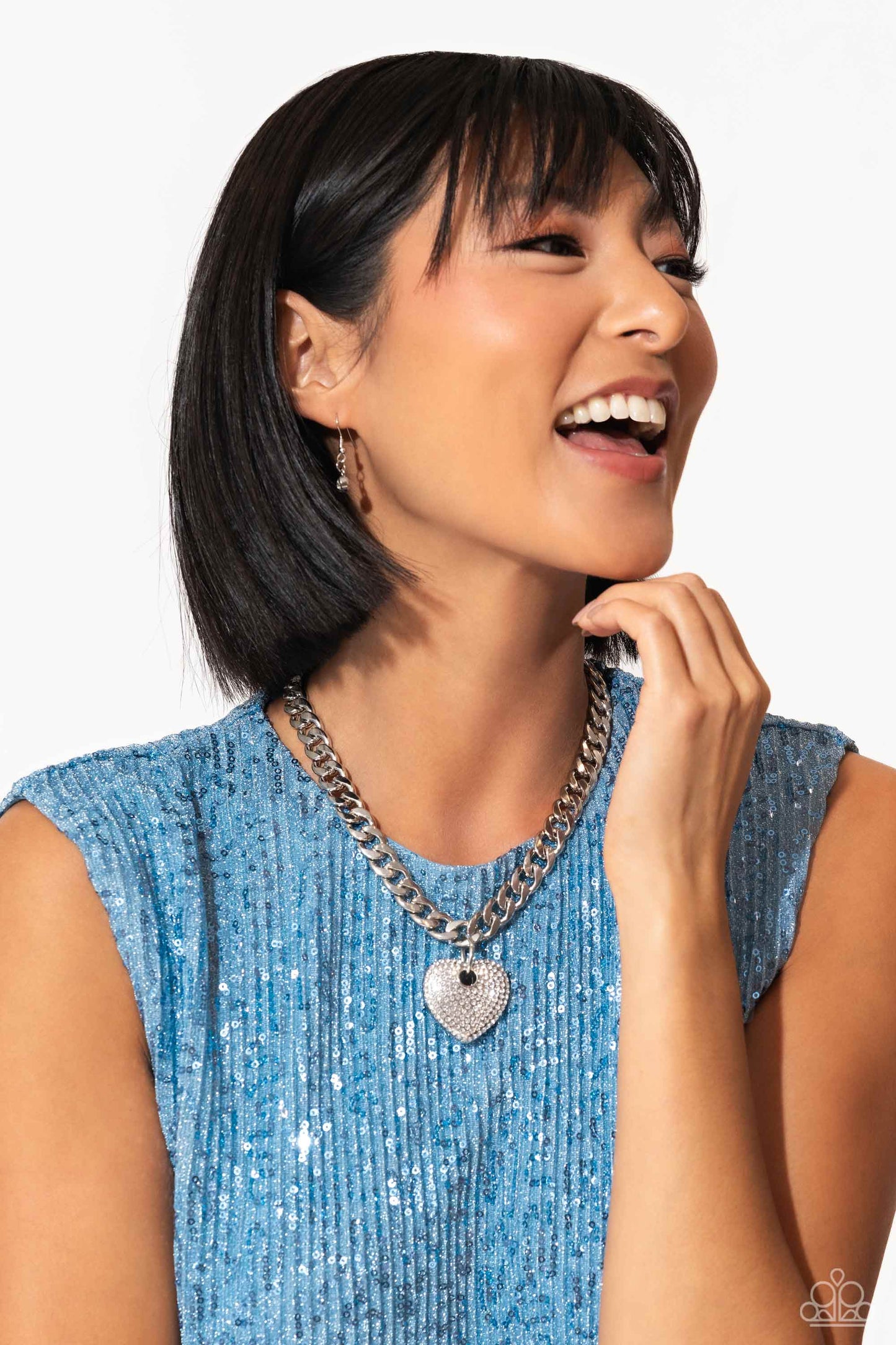 Ardent Affection - White - Paparazzi Necklace (2024 January LOP)