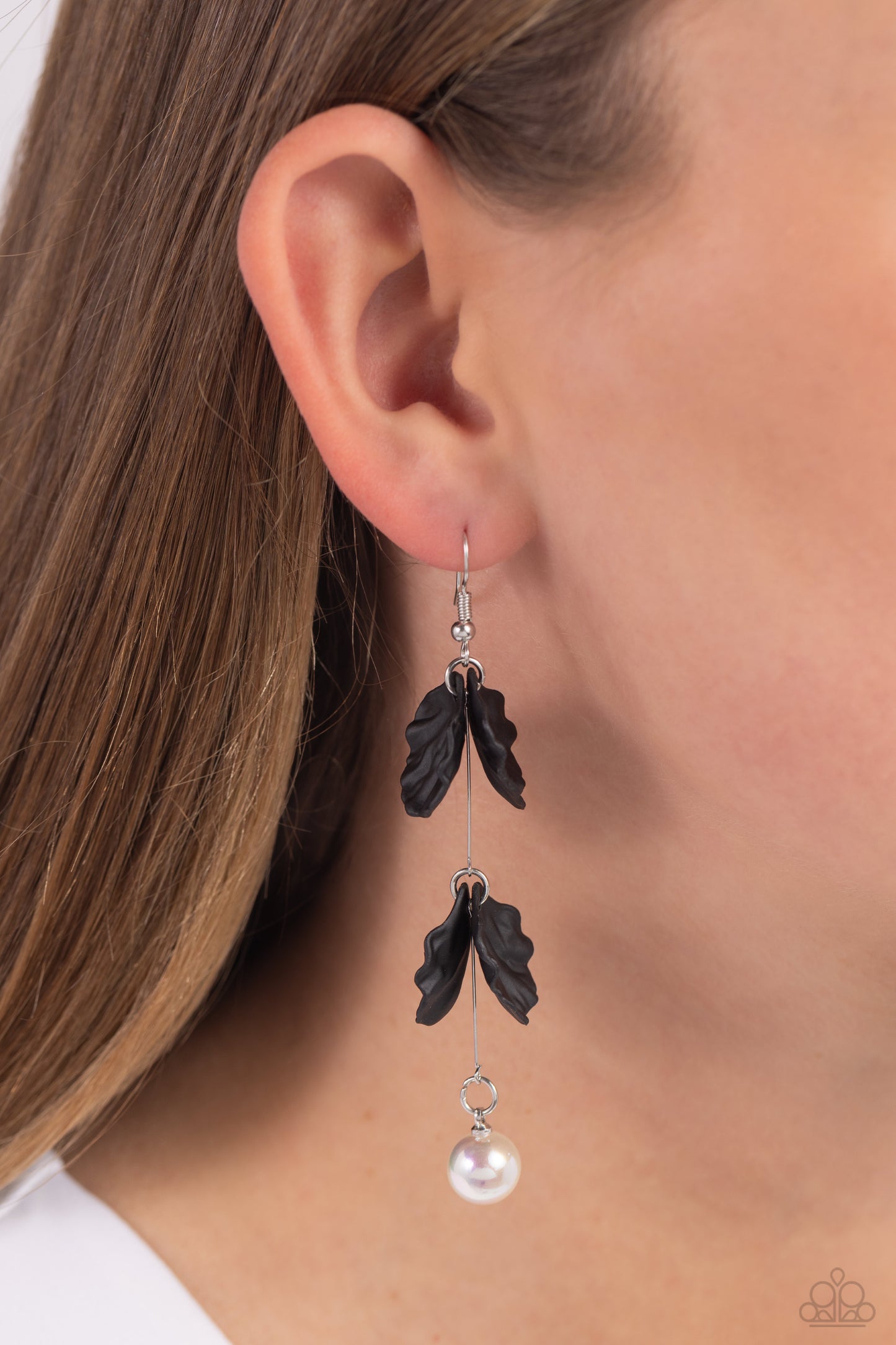 Edwardian Era - Black - Paparazzi Earrings