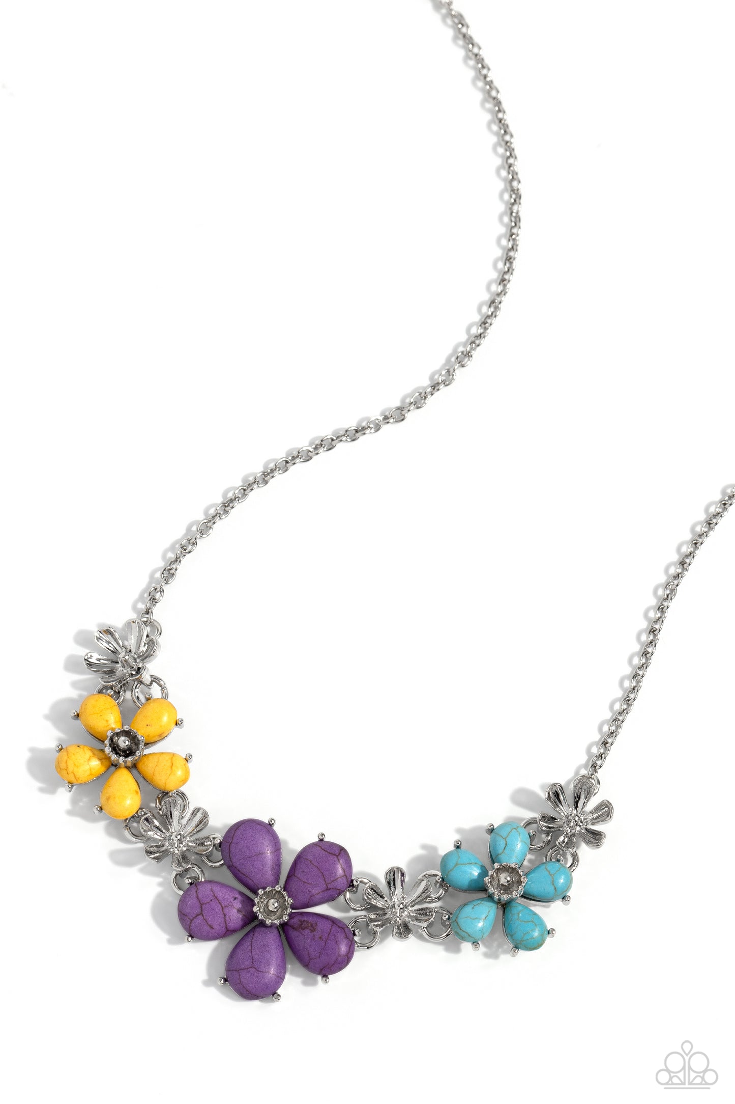 Growing Garland - Purple - Paparazzi Necklace
