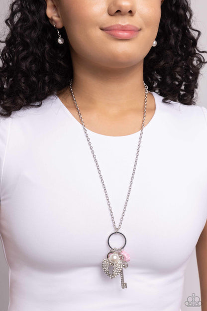 Girly Gathering - Pink - Paparazzi Necklace