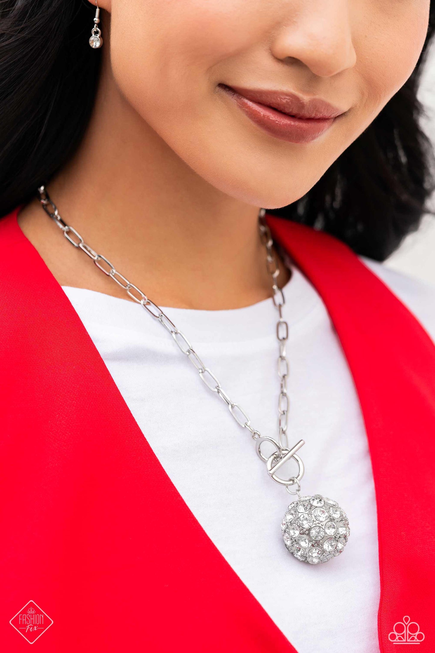 Packed and Polished - White - Paparazzi Necklace