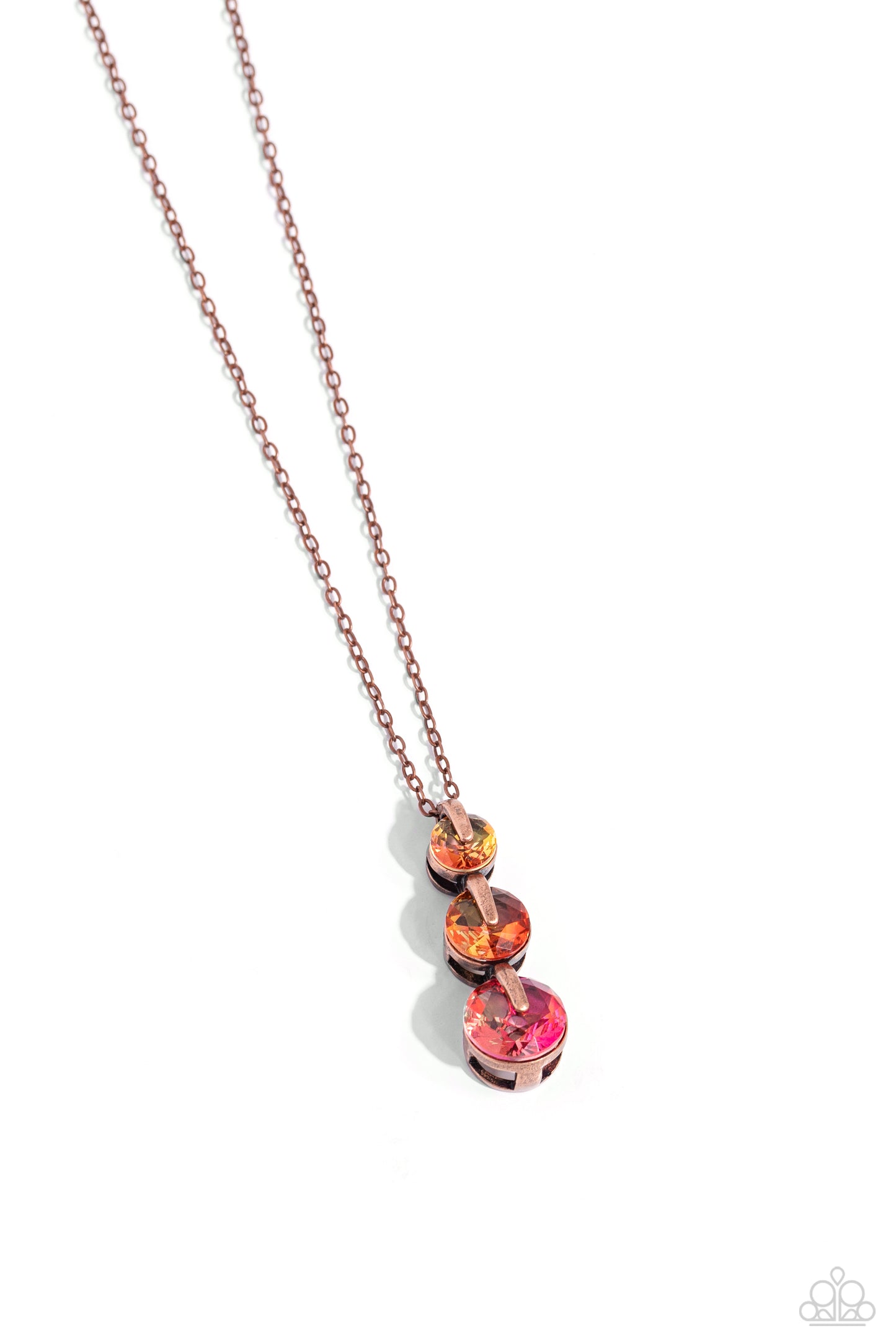 Ombré Obsession - Copper - Paparazzi Necklace