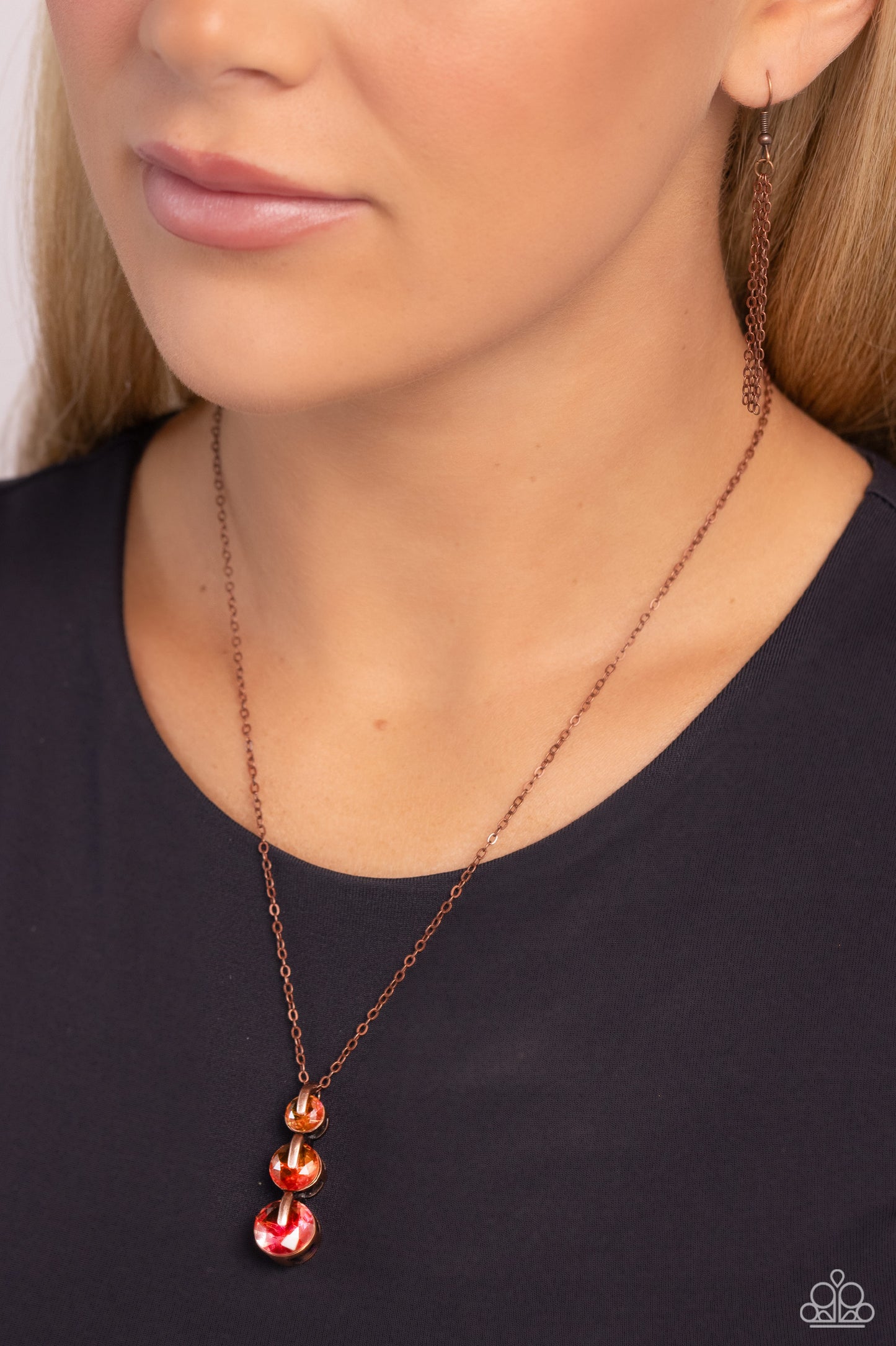 Ombré Obsession - Copper - Paparazzi Necklace