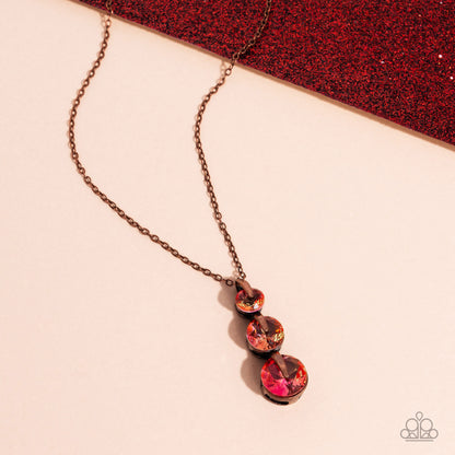 Ombré Obsession - Copper - Paparazzi Necklace