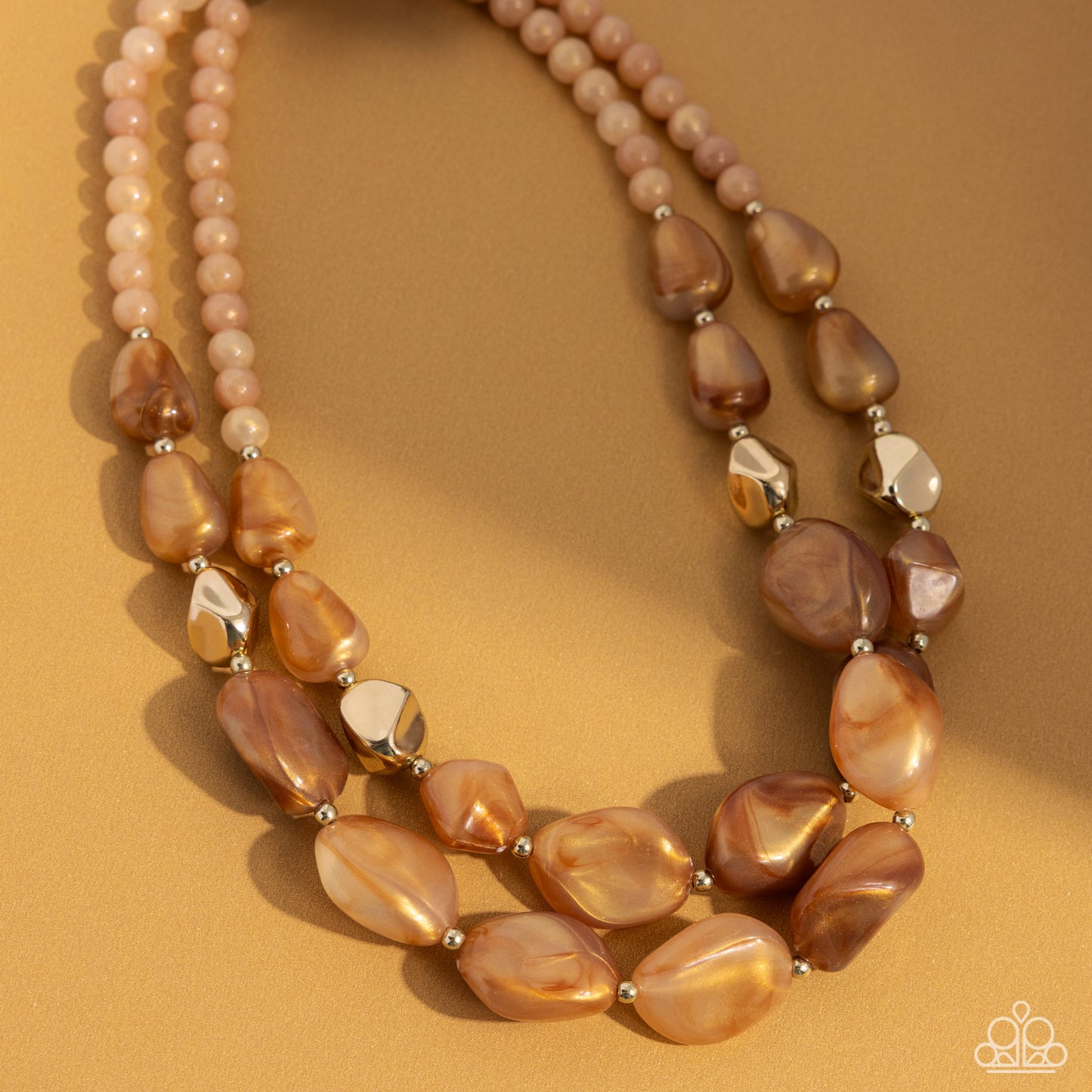Seize the Statement - Brown - Paparazzi Necklace