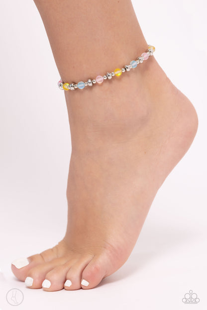 DEW or Die - Multi - Paparazzi Anklet
