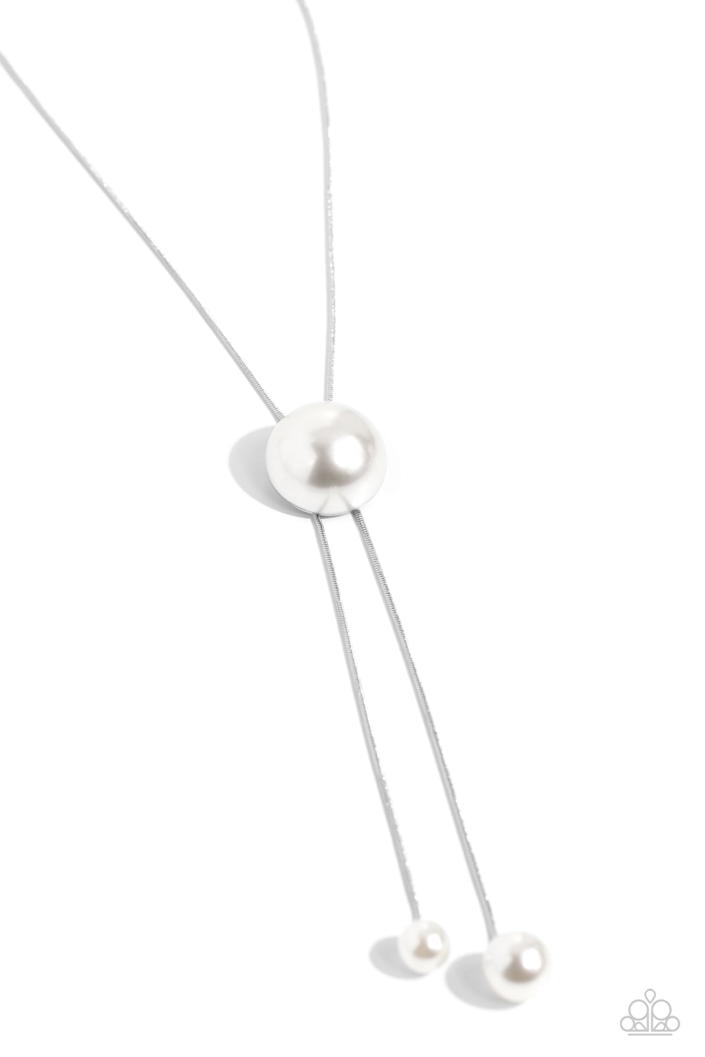 Corporate Couture - White - Paparazzi Necklace