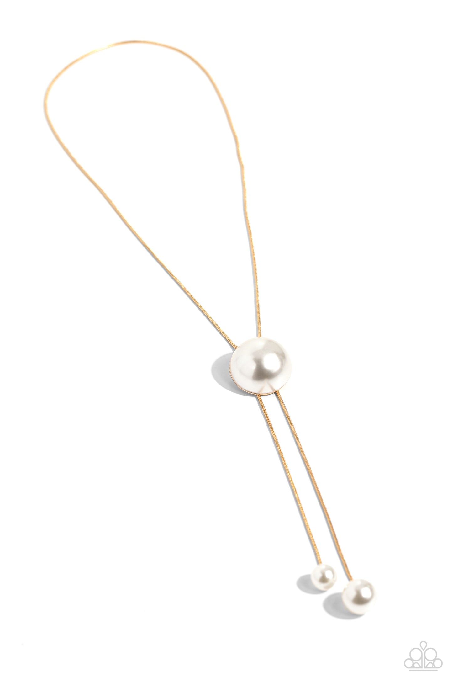 Corporate Couture - Gold - Paparazzi Necklace