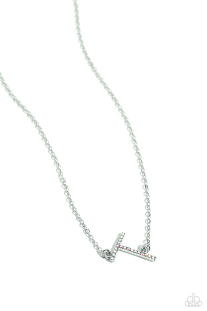 INITIALLY Yours - T - Multi - Paparazzi Necklace