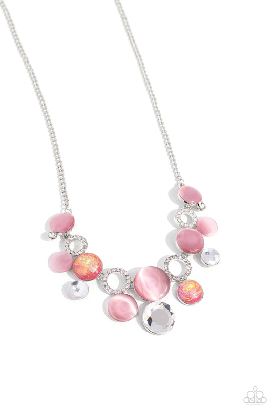 Corporate Color - Pink - Paparazzi Necklace