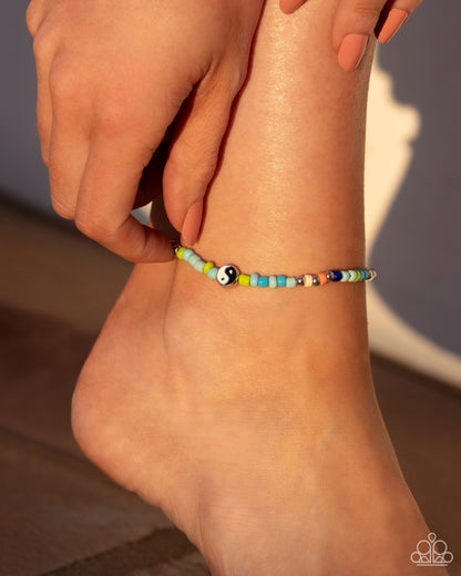 Seize the Shapes - Blue - Paparazzi Anklet
