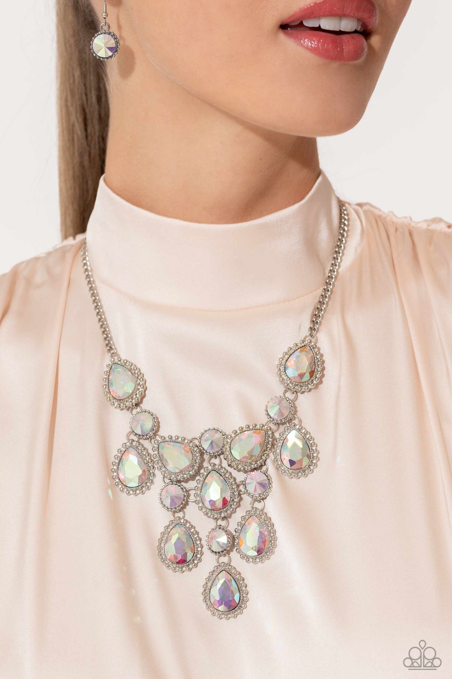 Dripping in Dazzle - Multi - Paparazzi Necklace (2023 December LOP)